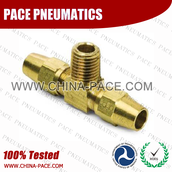 AB Series DOT air brake fittings For Copper Tubing, Male Straight, Parker Air brake compression fittings, DOT Brass Fittings, DOT Air Brake Fittings, DOT Approved Brass Air Fittings